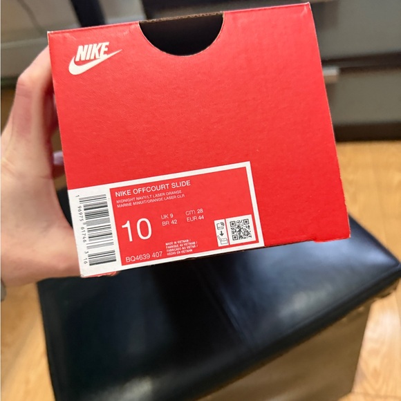 Nike Off court Blue and Yellow Slides